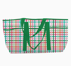 Merry Plaid Utility Tote