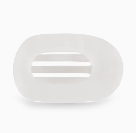 Teleties Flat Small Hair Clip (coconut white)