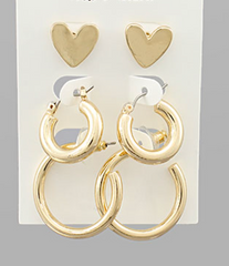 Heart & Hoops Set