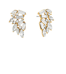 Crystal Wing Earring