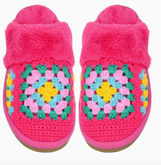 Handmade Crochet Slipper (pink)