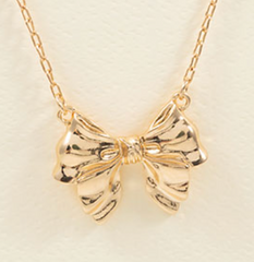 Bow Pendant Necklace