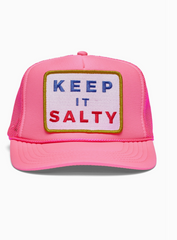 Keep It Salty Trucker Hat (pink)