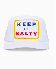 Keep It Salty Trucker Hat (white)