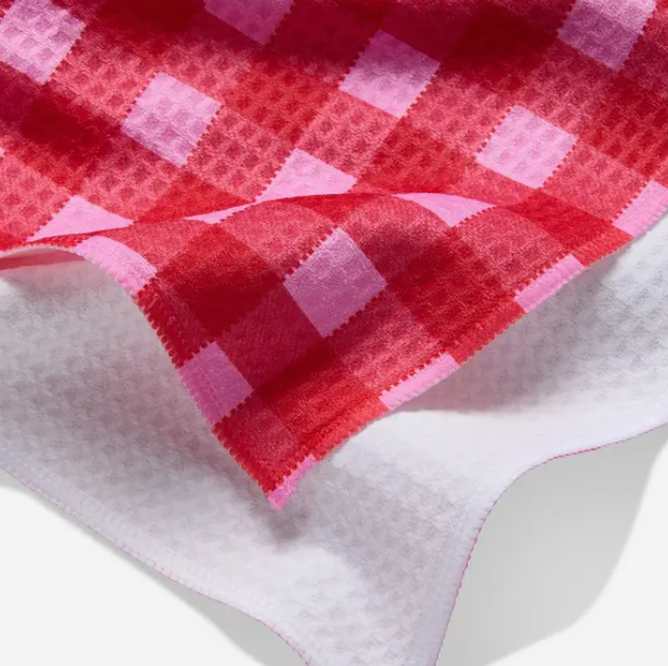 Cherry Gingham Hand Towel