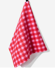 Cherry Gingham Hand Towel