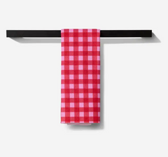 Cherry Gingham Hand Towel