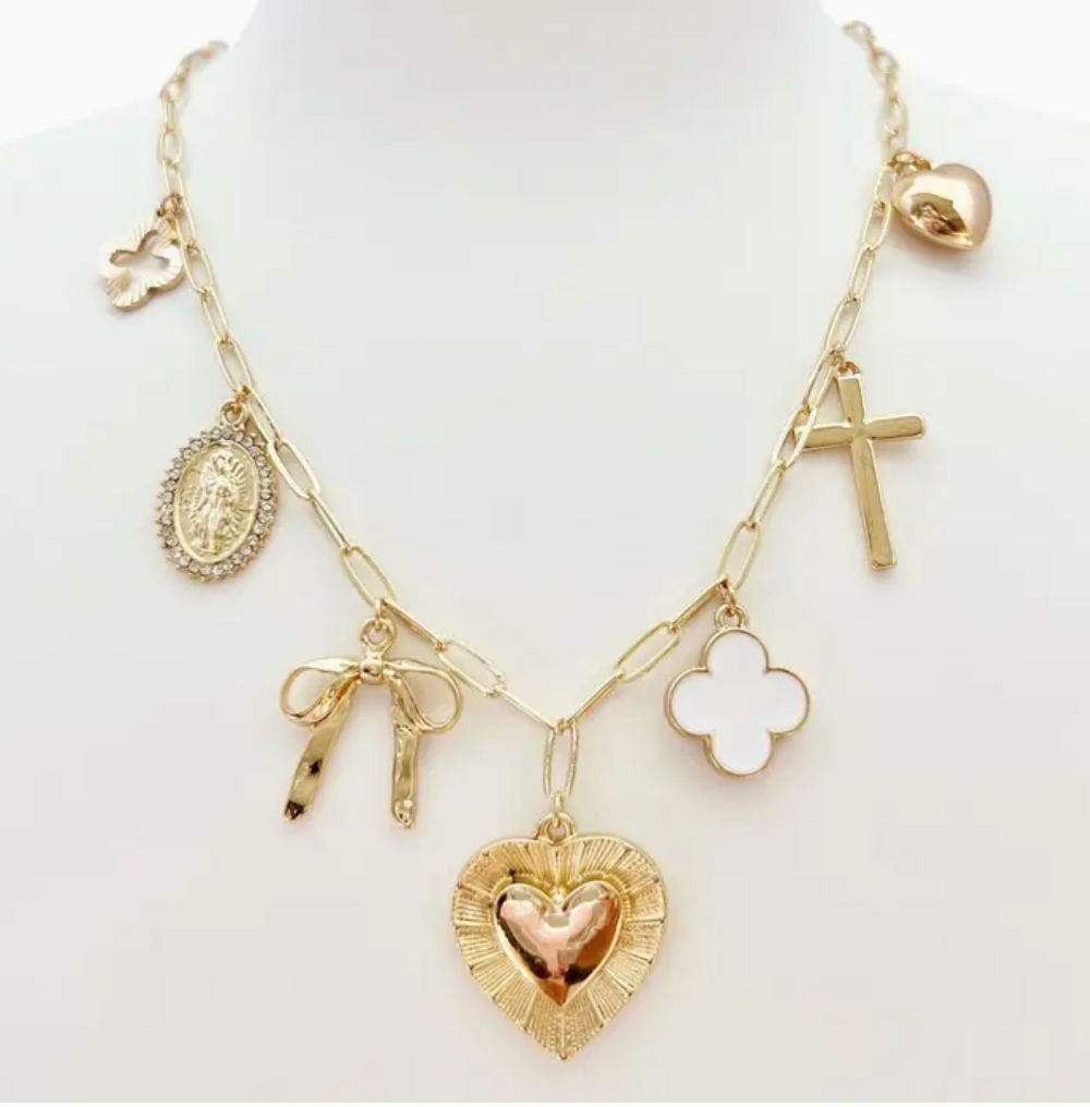 All My Heart Charm Necklace