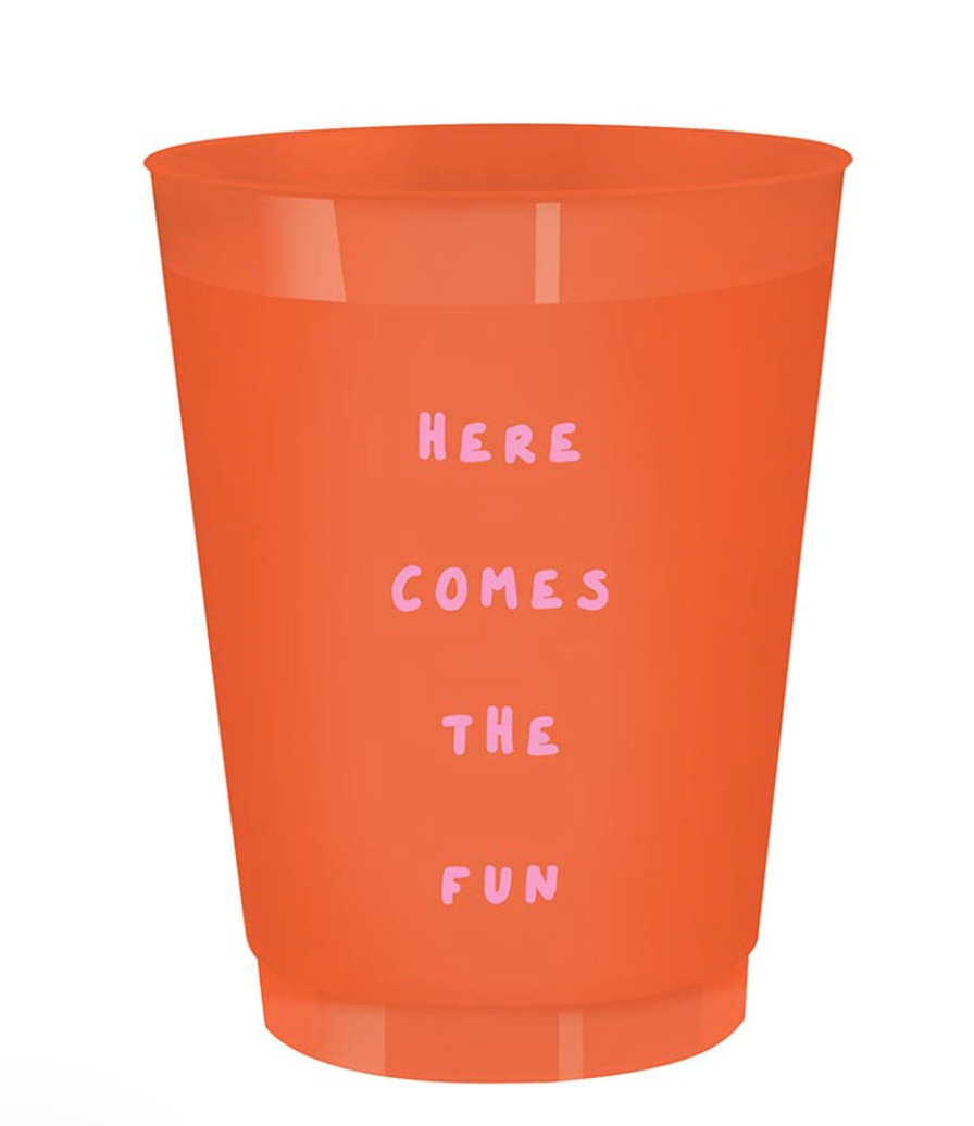 Here Comes the Fun Frost Cup Set (orange)