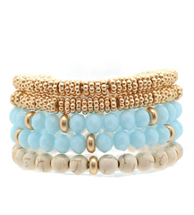 Gold + Stone Soul Stack (blue)