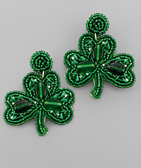 Shamrock Bead Earring