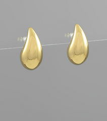 Puff Teardrop Earring