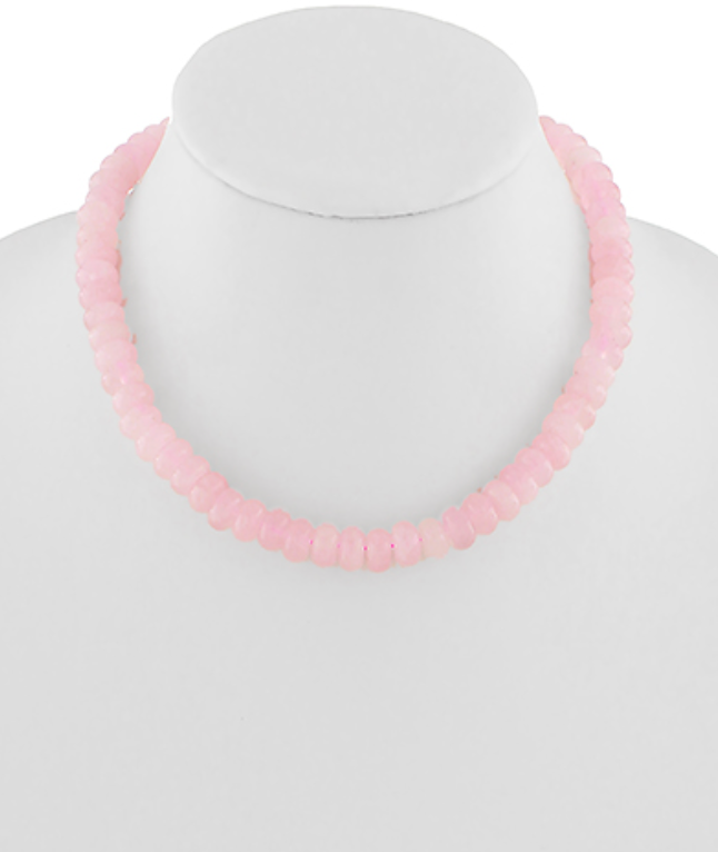 Rose Quartz Stone Necklace