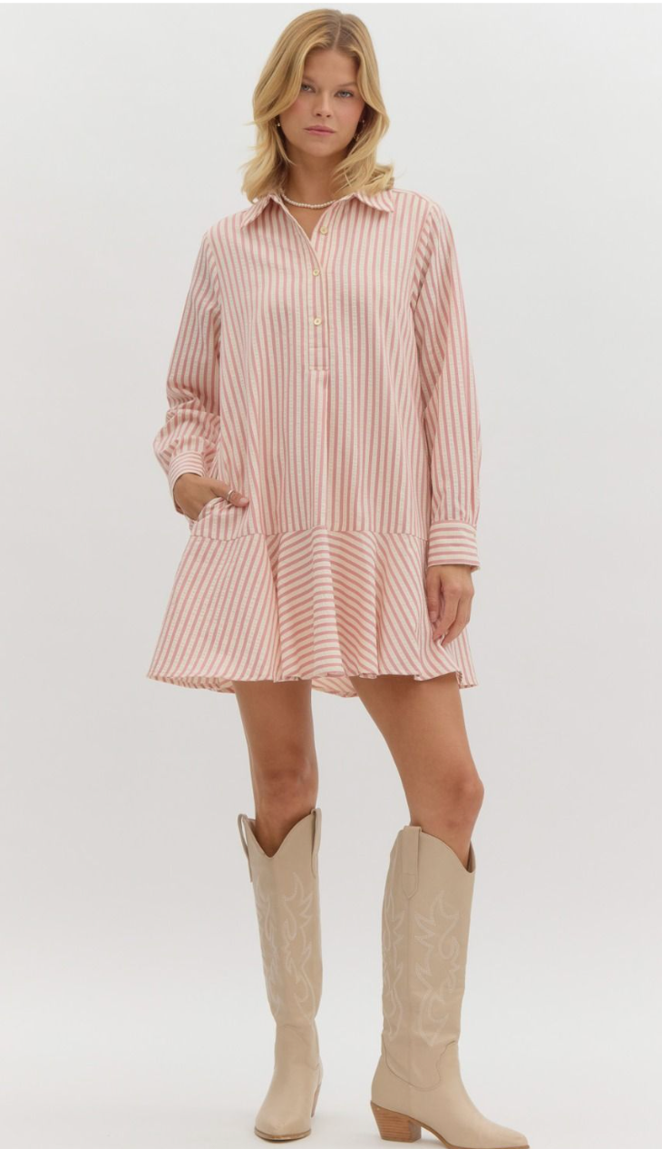 Sure Thing Dress (pink)