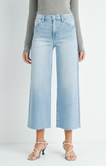 Scissor Cut Wide Leg (lt denim)