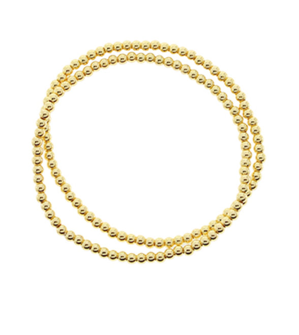 Goldie 3mm Bead Bracelet