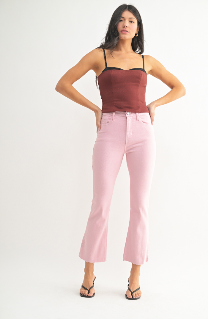 HR Crop Flare (light rose)