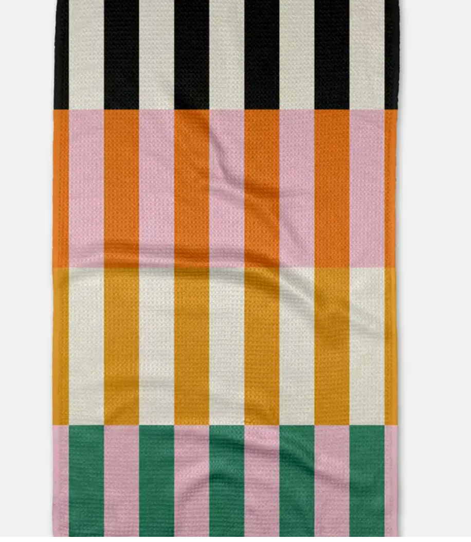 Stacked Stripes Tea Towel