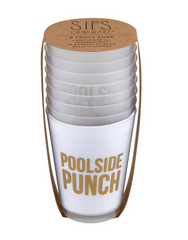 Poolside Punch Frost Cup Set