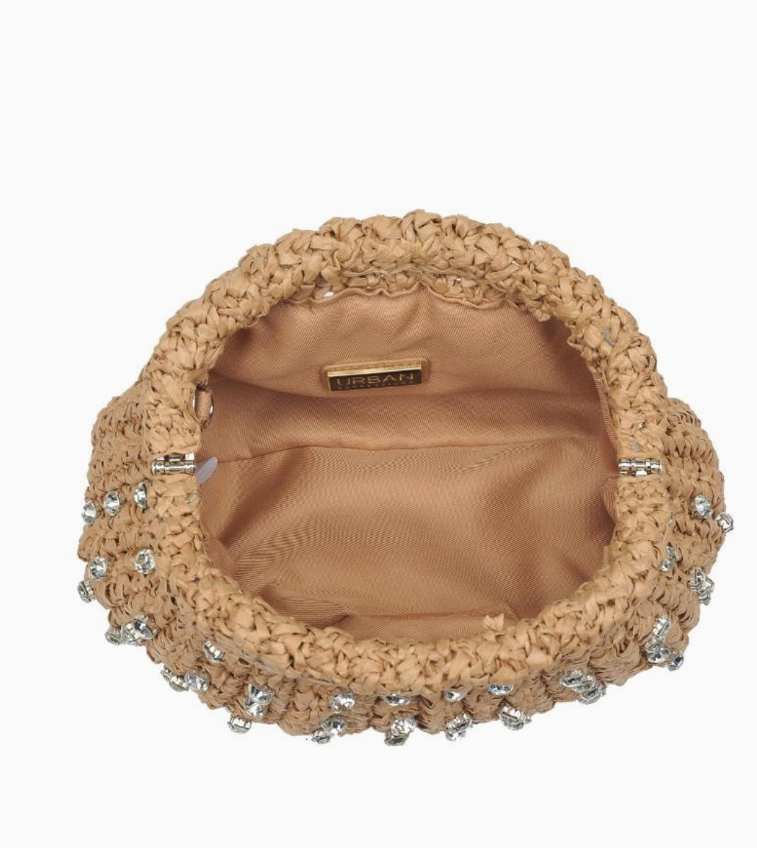 Gwen Straw Clutch (natural)