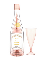 Pop Fizz Love Bottle + Glass Set (Copy)