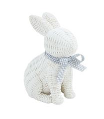 Large Wicker Bunny (white)