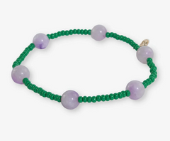 Mia Bracelet (green/lavender)