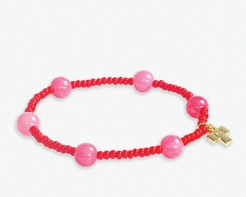 Mia Bracelet (red/pink)