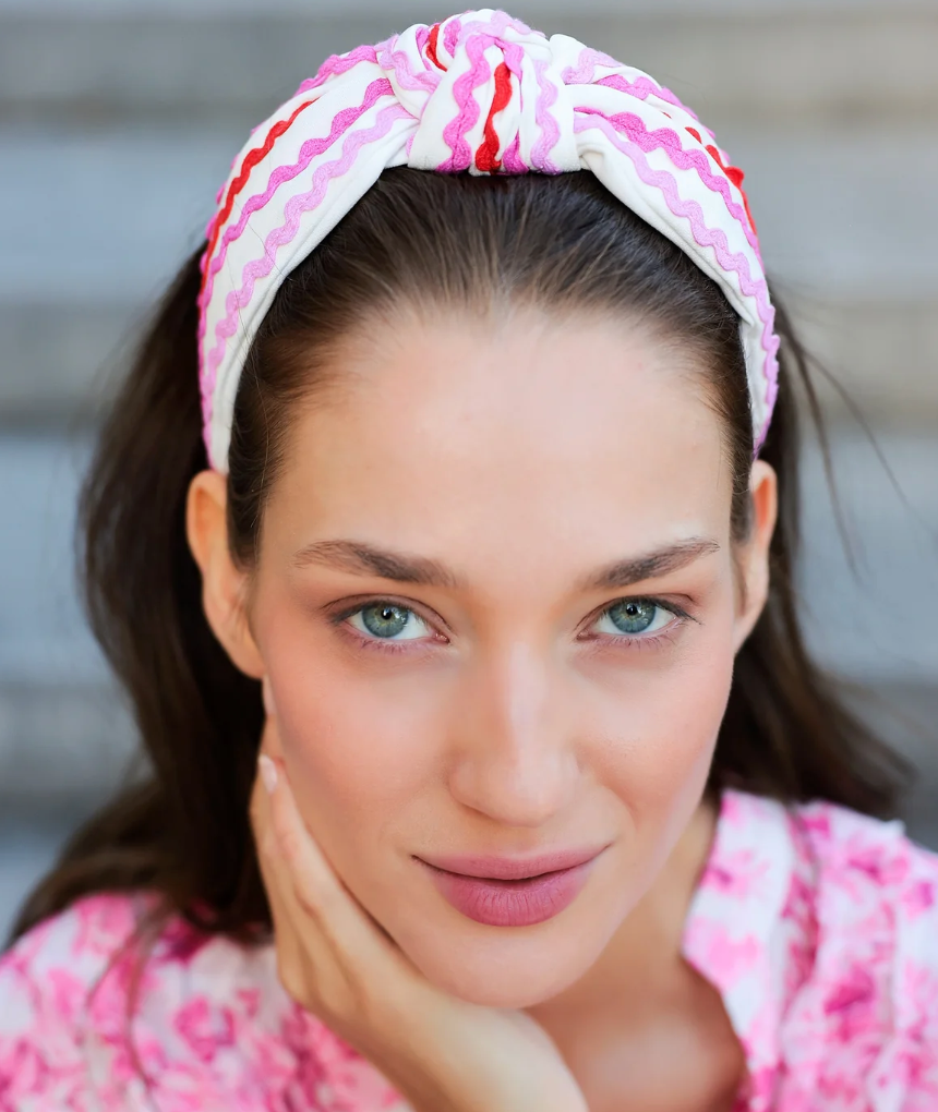Ric Rac Headband (pink)