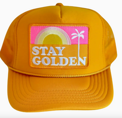 Stay Golden Trucker Hat