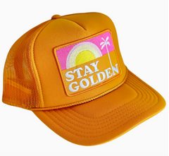 Stay Golden Trucker Hat