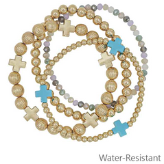 Turquoise Cross Stack