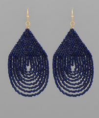 Bead Round Drop Earring