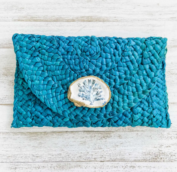 Oyster Shell Clutch