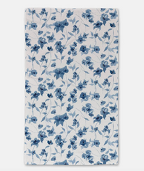 Blue Floral Luxe Hand Towel