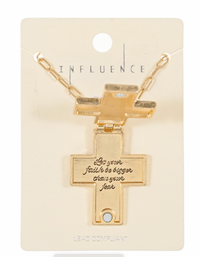 Cross Locket Necklace
