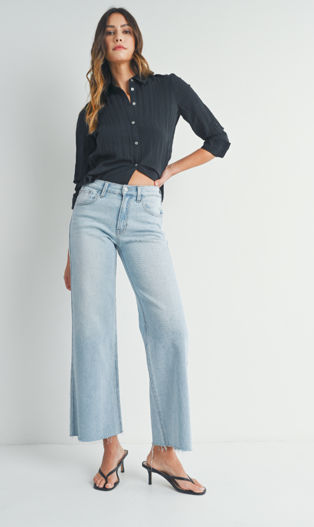 Long Length Wide Leg (lt denim)