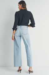 Long Length Wide Leg (lt denim)