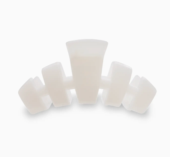 Teleties Medium Hair Clip (Coconut White)