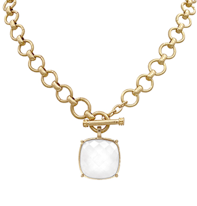 Statement Stone Necklace