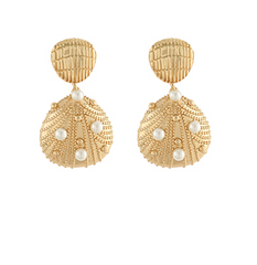 Shell Pearl Earring