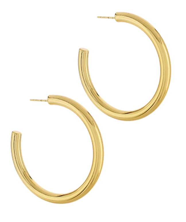 Clean Gold Hoop