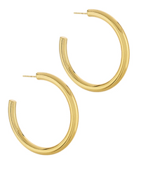 Clean Gold Hoop