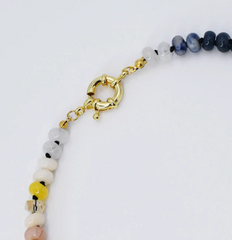Brooke Navy Gemstone Necklace