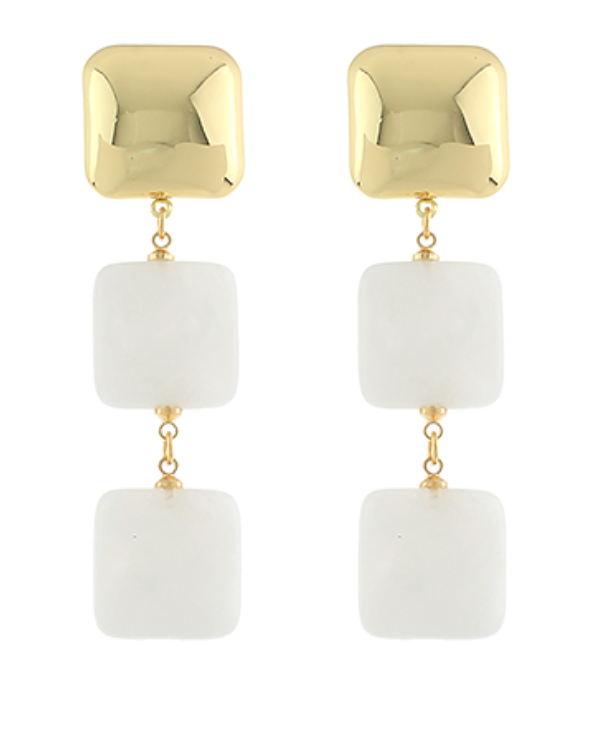 Square Drop Earring