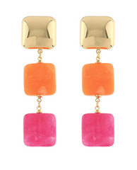 Square Drop Earring