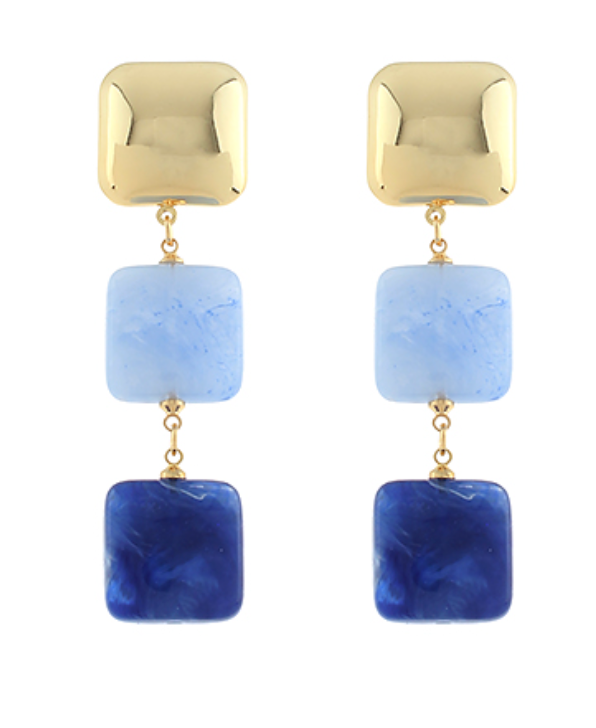 Square Drop Earring