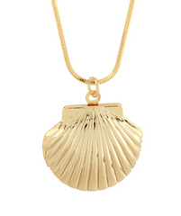 Shell Locket Necklace