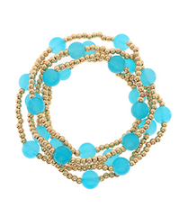 Bright Bubble Bead Stack