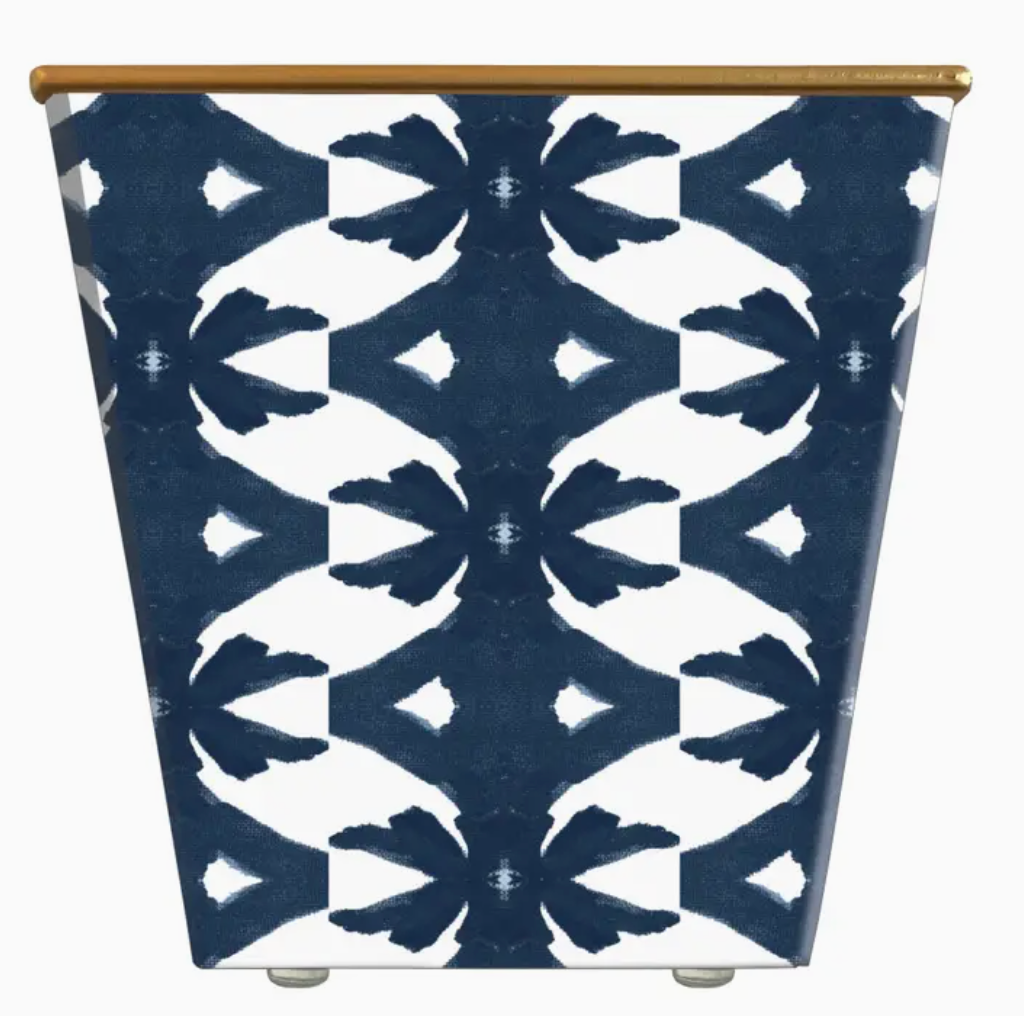 Cache Pot Candle (Palm Navy) (Blue Spa)